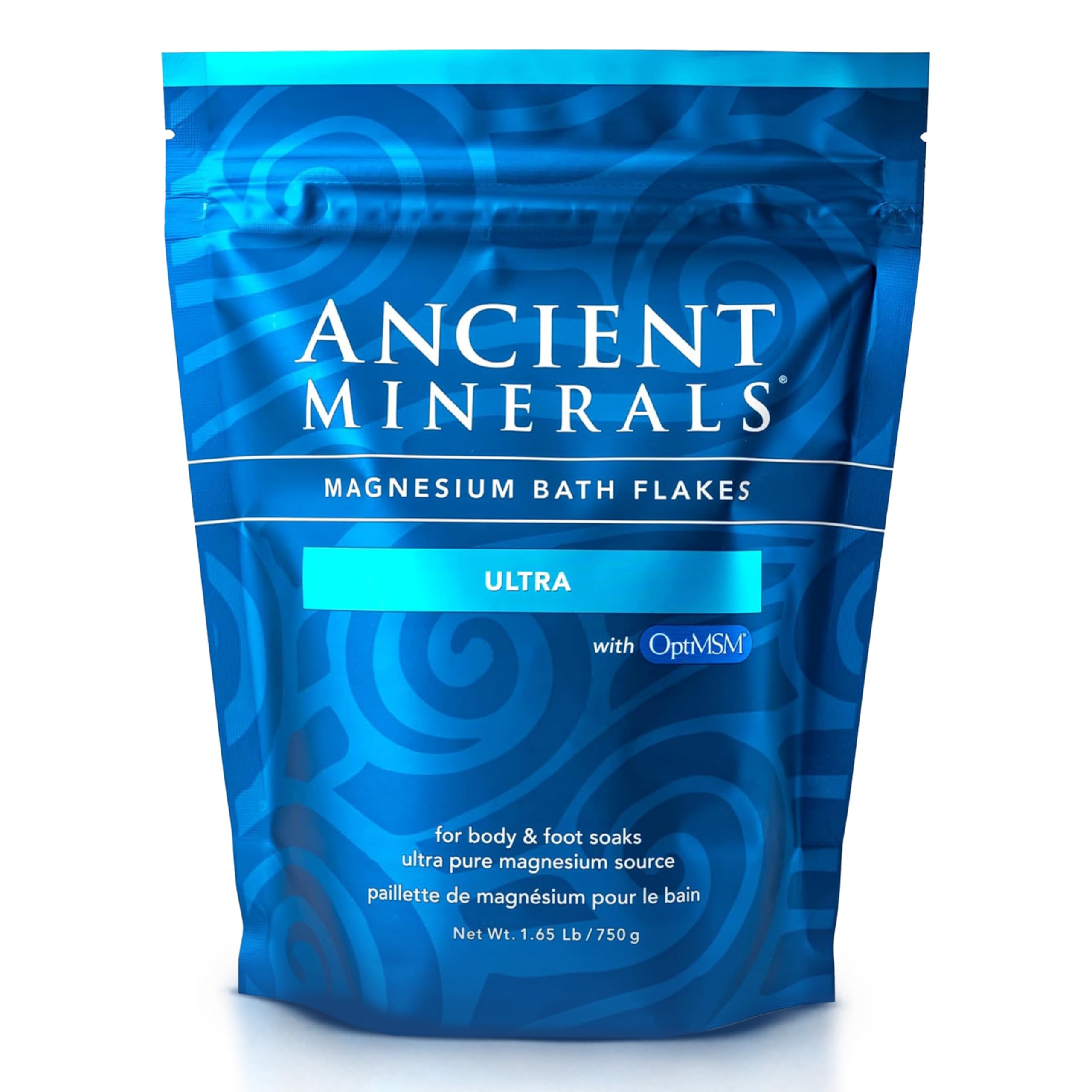 Ancient Minerals Magnesium Flakes Ultra 748g front view