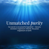Ancient Minerals Magnesium Flakes Ultra in a bath setting