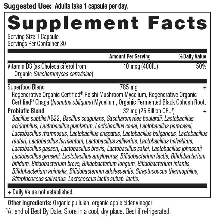 Ancient Nutrition Blended Vitamin & Mineral Supplement side view