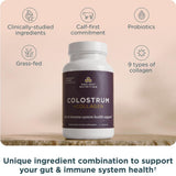 Ancient Nutrition Collagen Capsules back view with ingredient list