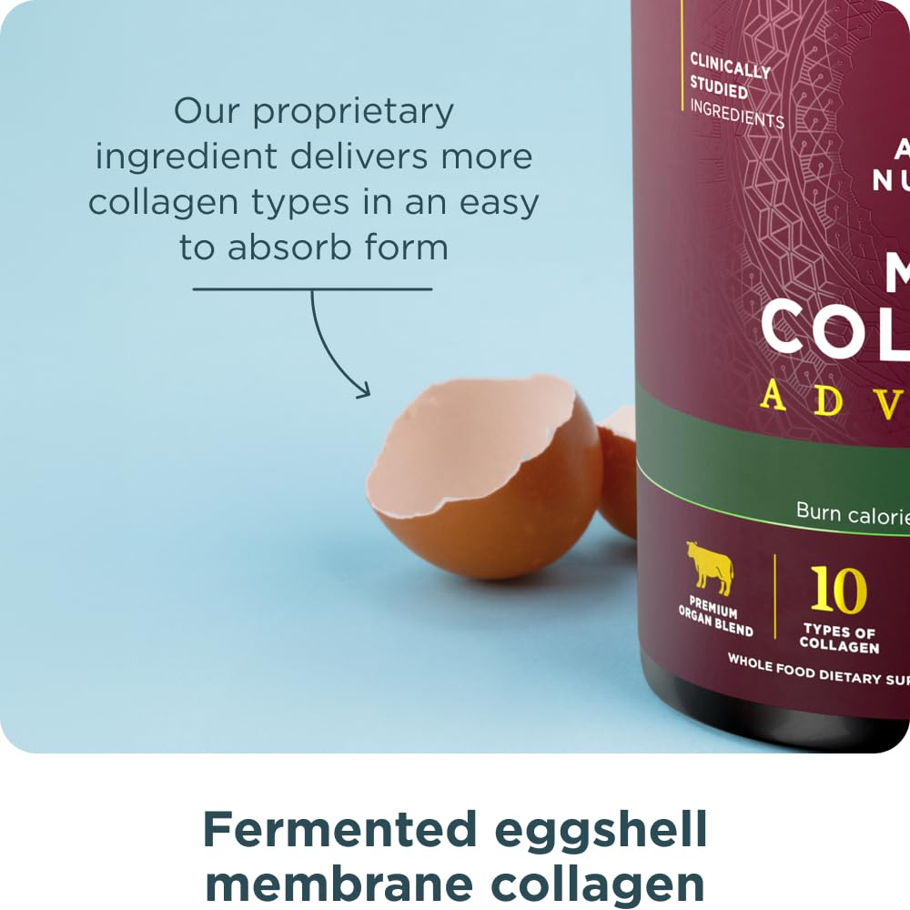 Ancient Nutrition Collagen Powder with coffee