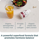 Ancient Nutrition Collagen Supplement powder in a scoop