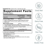 Ancient Nutrition Collagen Supplement with a measuring spoon