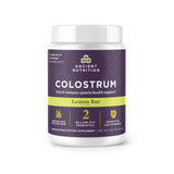 Ancient Nutrition Colostrum Powder 28g front view with packaging