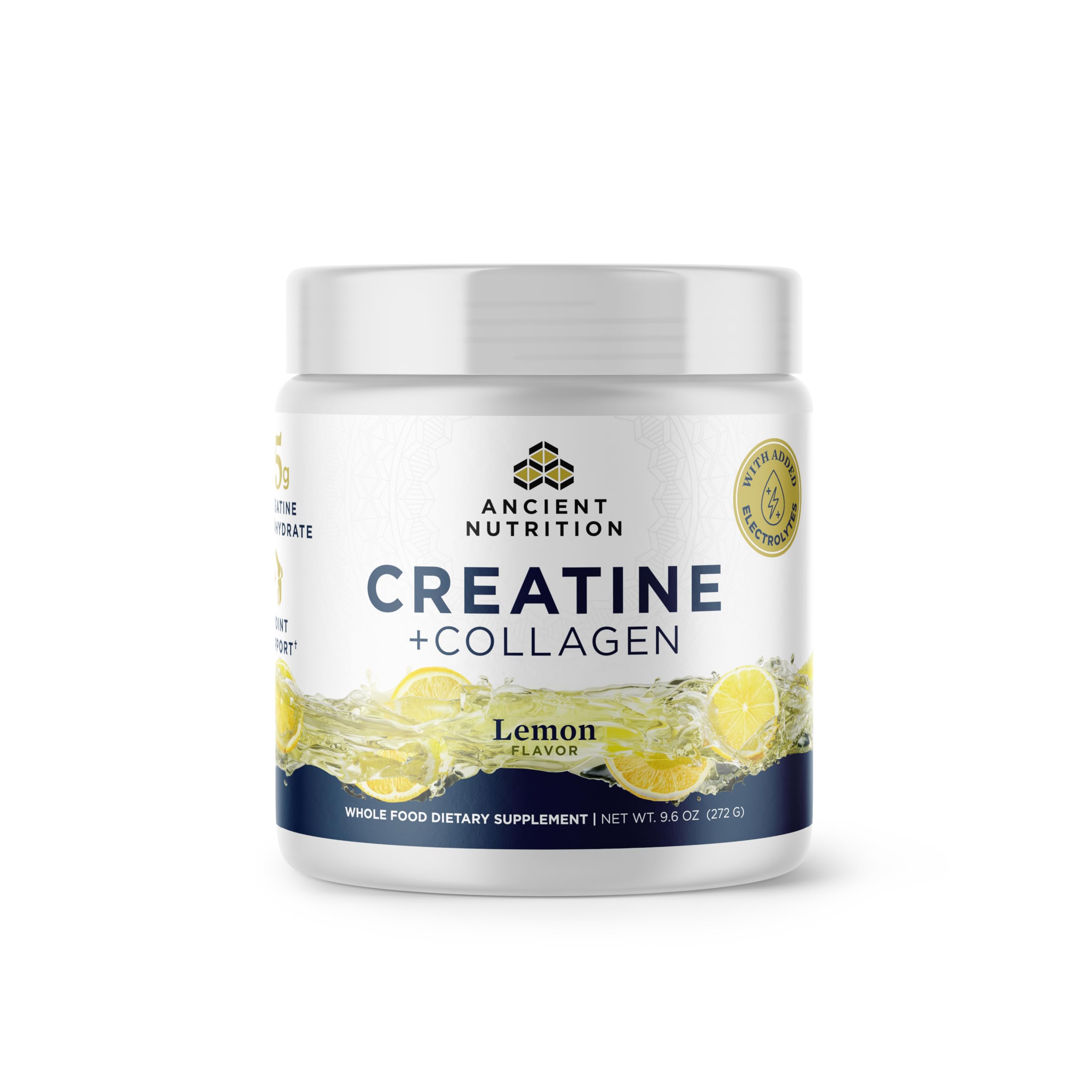 Ancient Nutrition Creatine Monohydrate Powder 28g front view