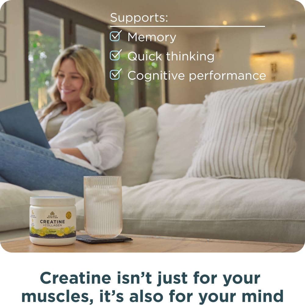 Ancient Nutrition Creatine Monohydrate Powder 28g nutrition facts