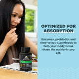 Ancient Nutrition daily Enzymes capsules close-up
