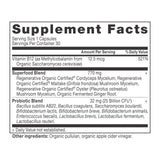 Ancient Nutrition Daily Probiotics side view showing capsule