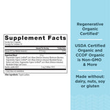 Ancient Nutrition Ginkgo Biloba Herbal Supplement side view