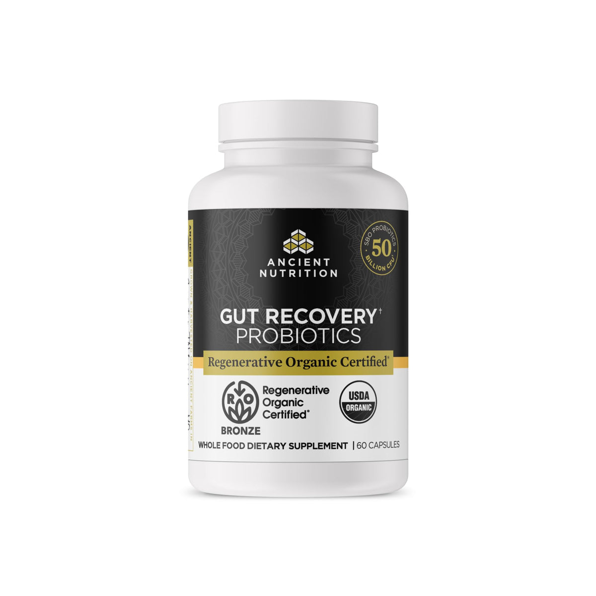 Ancient Nutrition Gut use Probiotics 100g front view