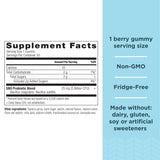 Ancient Nutrition Kids SBO Probiotics Gummies side view showing 30 count