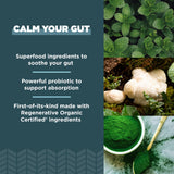 Ancient Nutrition Leaky Gut Support Capsules on a wooden table