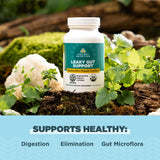 Ancient Nutrition Leaky Gut Support Capsules showing the bottle cap
