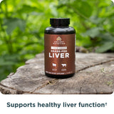Ancient Nutrition Liver Extract Supplement 85g packaging details