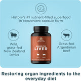 Ancient Nutrition Liver Organ Supplements bottle side view