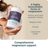 Ancient Nutrition Magnesium Supplement back view with ingredient list