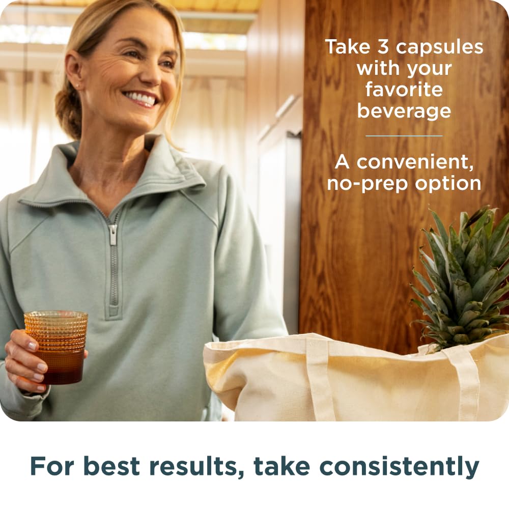 Ancient Nutrition Magnesium Supplement opened with capsules visible