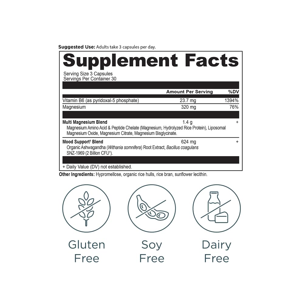 Ancient Nutrition Magnesium Supplement with ashwagandha root extract