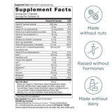 Ancient Nutrition Men's 40+ Multivitamin supplement capsules on a wooden table