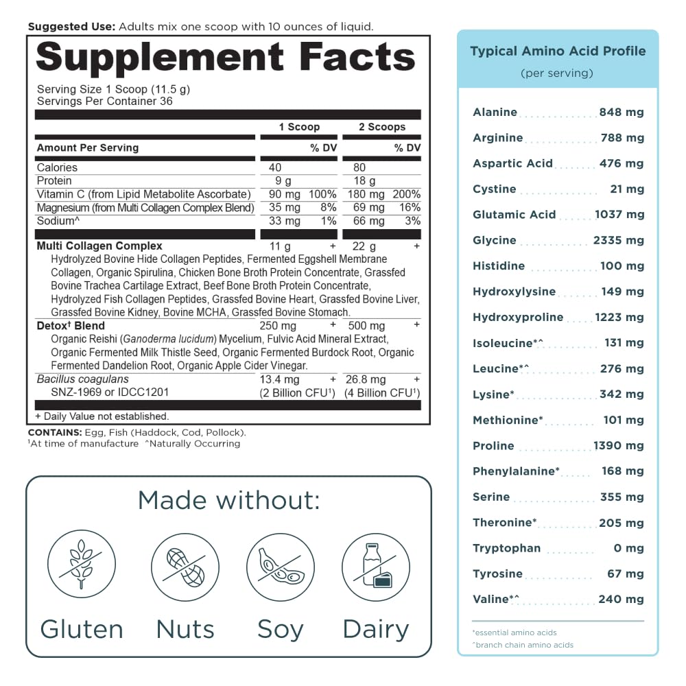 Ancient Nutrition Multi Collagen Advanced 508g packaging