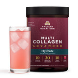 Ancient Nutrition Multi Collagen Advanced Hydrate front view with packaging