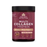 Ancient Nutrition Multi Collagen Protein Beauty + Sleep 455g Vanilla Chai front view