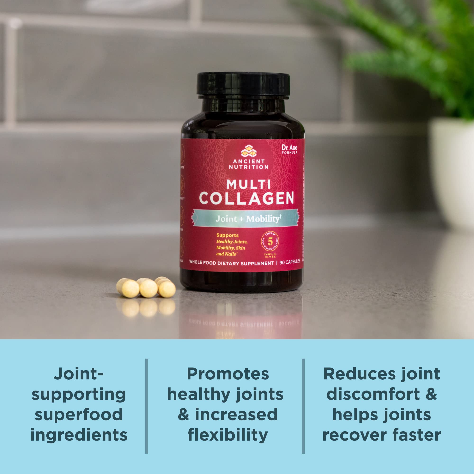 Ancient Nutrition Multi Collagen Protein Capsules 90 Count ingredients list