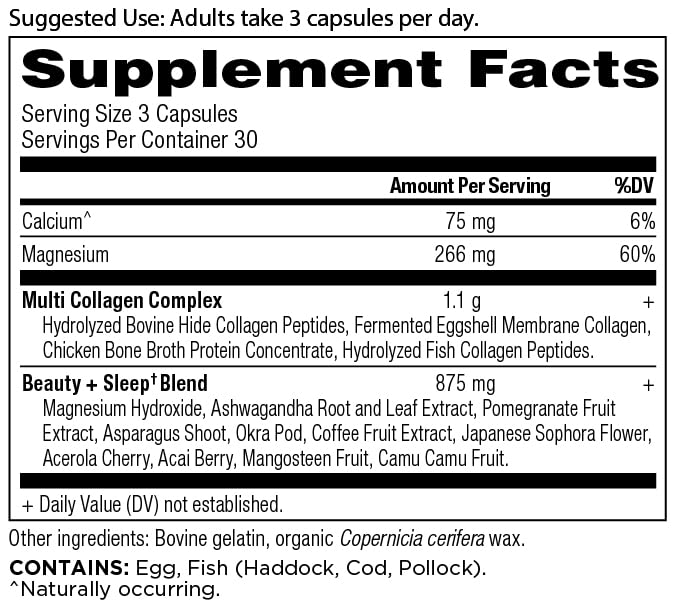 Ancient Nutrition Multi Collagen Protein Capsules side view