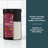 Ancient Nutrition Multi Collagen Protein Powder Chocolate tub back view
