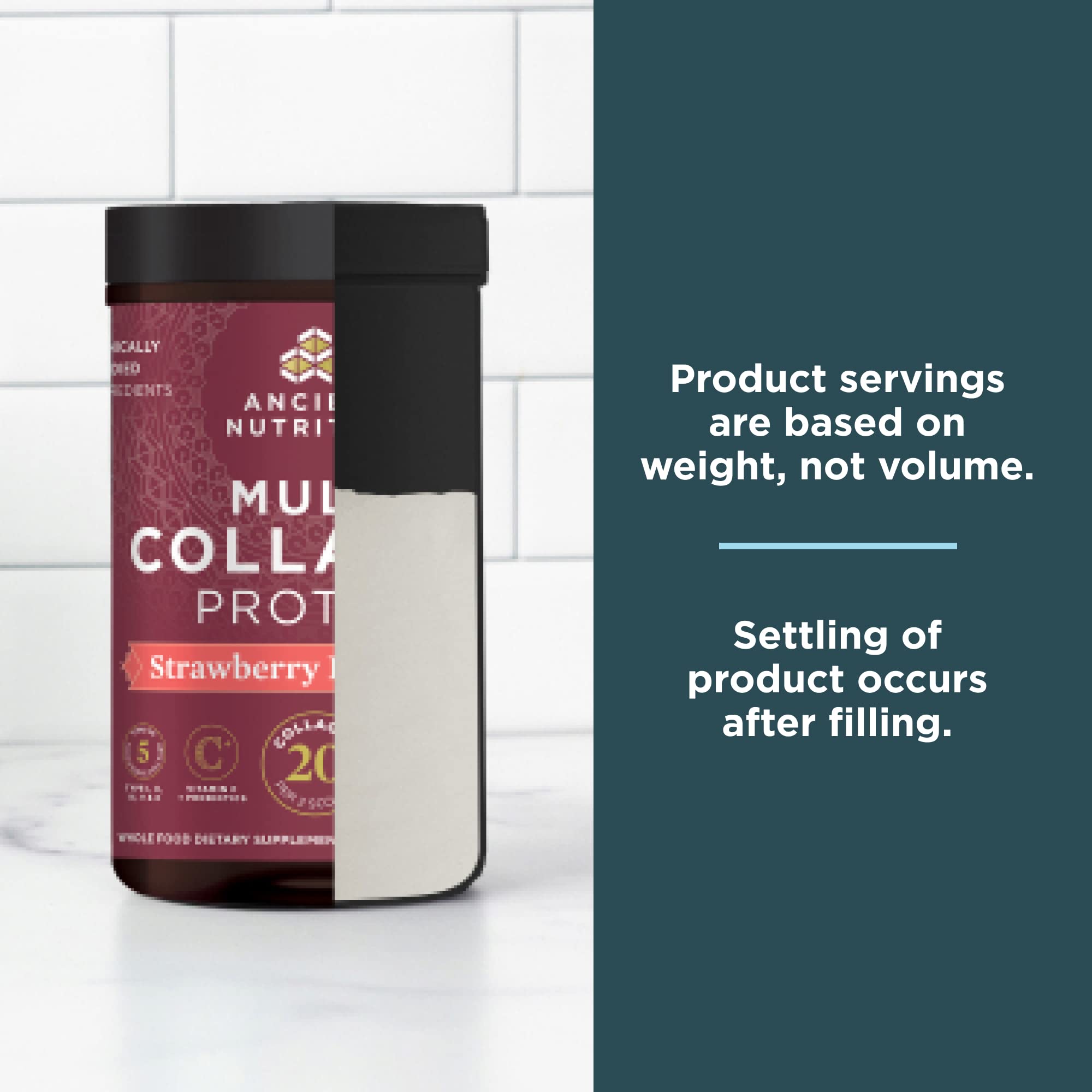 Ancient Nutrition Multi Collagen Protein Powder Strawberry Lemonade ingredients list