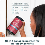 Ancient Nutrition Multi Collagen Protein Powder Vanilla in a cup