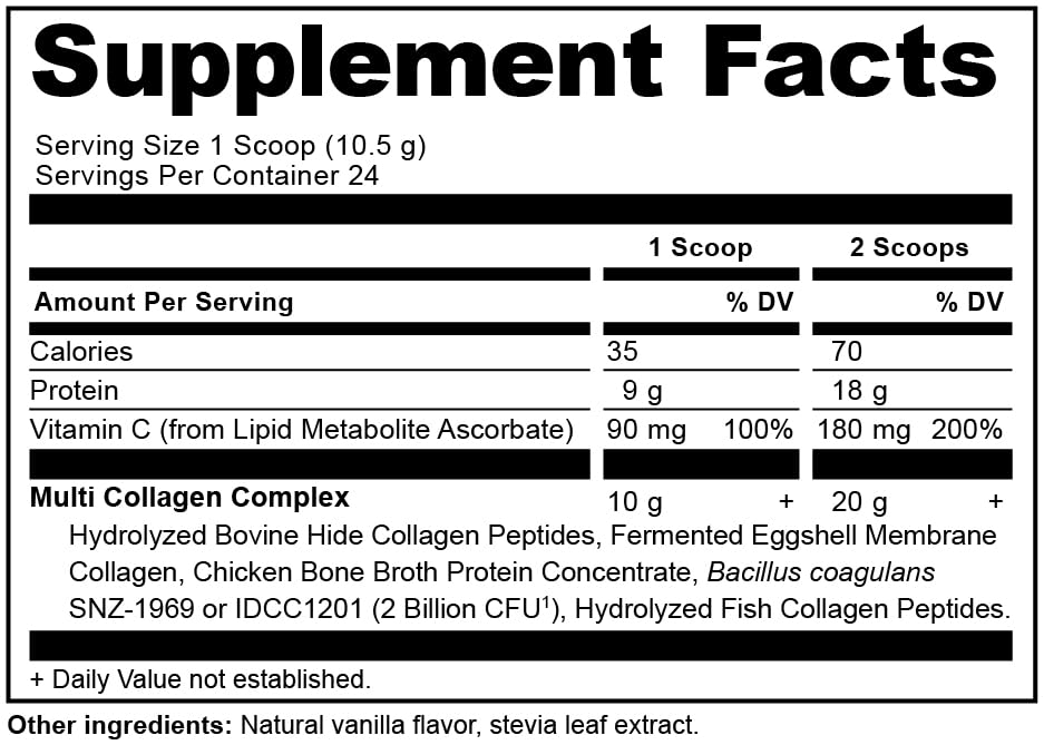 Ancient Nutrition Multi Collagen Protein Powder Vanilla lifestyle scene