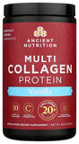 Ancient Nutrition Multi Collagen Protein Powder Vanilla mixed in a smoothie
