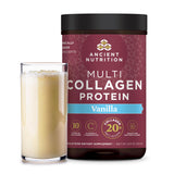 Ancient Nutrition Multi Collagen Protein Powder Vanilla tub front view