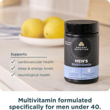 Ancient Nutrition Multivitamins for Men bottle on a kitchen counter