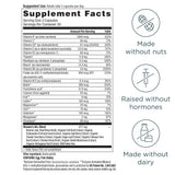 Ancient Nutrition Multivitamins for Women 40+ back view of packaging