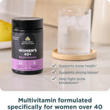 Ancient Nutrition Multivitamins for Women 40+ close-up of capsules