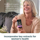 Ancient Nutrition Multivitamins for Women 40+ ingredients list on packaging