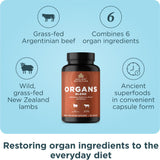 Ancient Nutrition Organ Supplements Complex capsules close-up