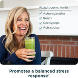 Ancient Nutrition Organic Super Greens Powder mixed in water