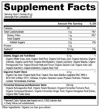 Ancient Nutrition Organic Super Greens Powder packaging details