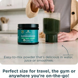 Ancient Nutrition Organic Super Greens Powder with scoop