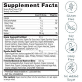 Ancient Nutrition Organic SuperGreens Powder 150g packaging