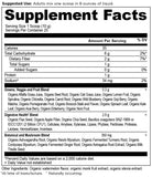 Ancient Nutrition Organic SuperGreens Powder 250g tub side view