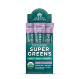 Ancient Nutrition Organic SuperGreens Powder front view with packaging