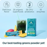 Ancient Nutrition Organic SuperGreens Powder packaging