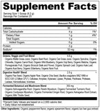 Ancient Nutrition Organic SuperGreens Powder tub side view