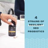 Ancient Nutrition SBO Gut Restore Probiotics side view of packaging