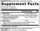 Ancient Nutrition SBO Probiotic Trinity bottle side view