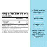 Ancient Nutrition SBO Probiotics Gummies Berry flavour bottle side view